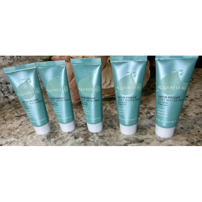 5 Aqua Reveal Satin Bright Soft Water Peel New