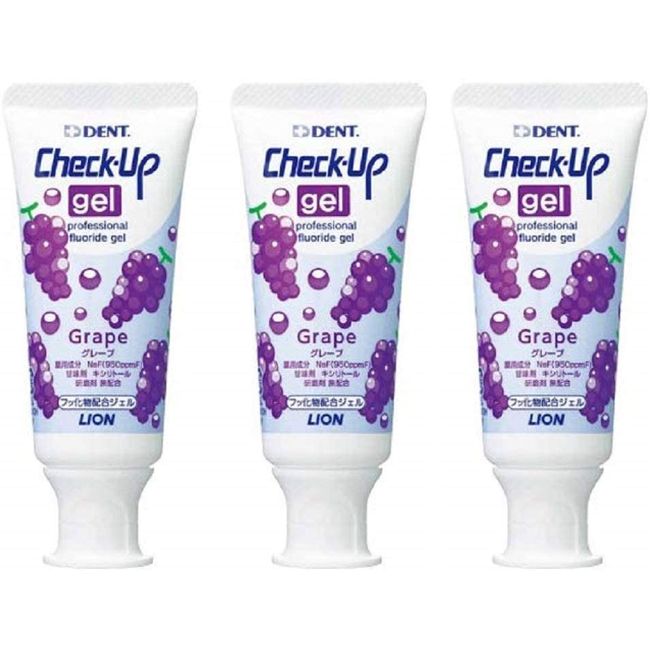 Lion CheckUP Gel Grape 3 Pack (60g/pc)