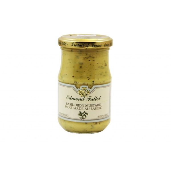 Edmond Fallot Dijon Mustard with Basil (7 ounce)