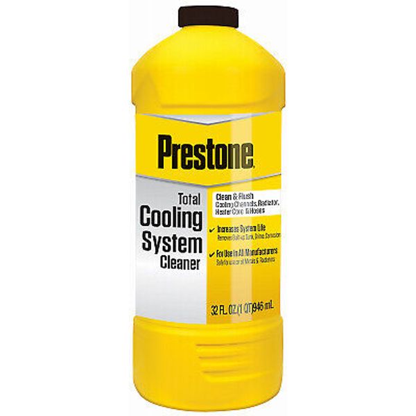 Prestone AS105R Radiator Flush & Cleaner, 32 oz. - Quantity 6