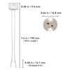 10 Pack LED MR16 Socket, GU5.3 Socket, LED Halogen Lamp Ceramic Wire Connector Base Socket Adapter MR16 MR11 G4 GU5.3 Socket (Pack of 10)