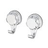 Compactor Bestlock Bath Small Hooks - Set of 2, Chrome, Suction Cup - tool-Free Installation, Rustproof and Waterproof