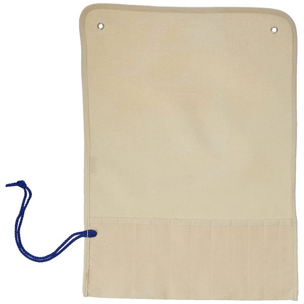 MAPAC Canvas Brush Roll-NATURAL, Fabric, 34x3x18 cm