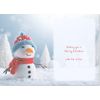 doodlecards Special Boy Christmas Card Snowman Medium Size with Plain Envelope