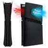 Mcbazel Face Plates Anti-Scratch Replacement Panels Cover Plates Shell Case with Cooling Vent Compatible with PS5 Pro Digital Edition - Black