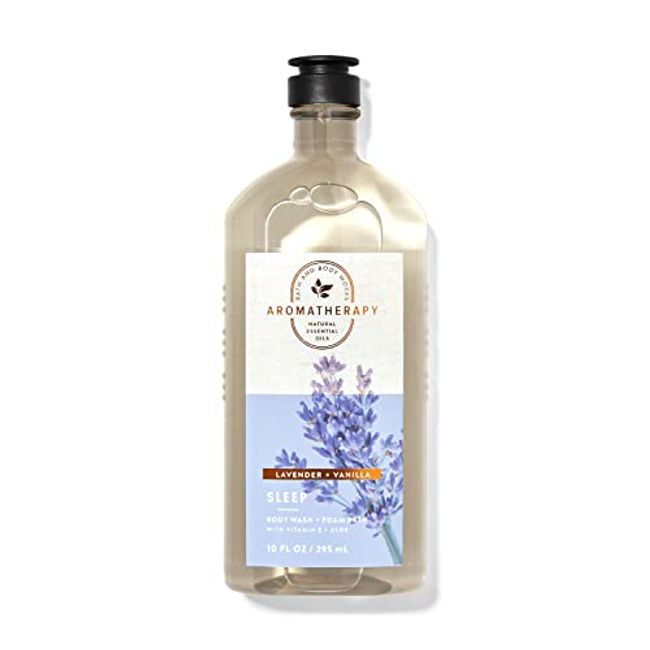 Bath & Body Works Bath and Body Works Aromatherapy LAVENDER + VANILLA  Deluxe Gift Set - Body Cream - Body Lotion - Body Wash and Gentle Foaming  Hand