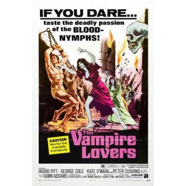 Vampire Lovers The Movie Poster 11x17 Master Print