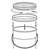 5 Gallon Black Gamma Seal Lid