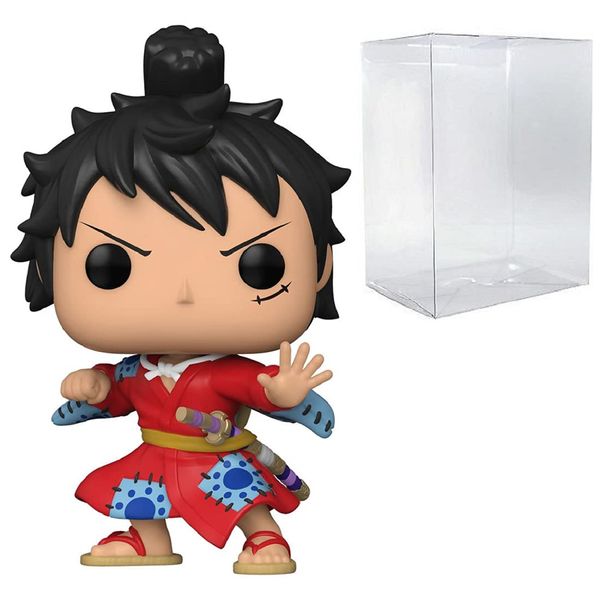 Luffytaro Luffy in Kimono Pop #921 Pop Animation One Piece Vinyl Figure (Bundled with EcoTEK Pop Protector)