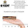Kent Handmade Pocket Comb and Nail File in Leather Case