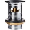 Bristan W BASIN10 C Basin Clicker Waste Round Slotted - Chrome