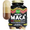 Organic Maca Root Capsules 4-in-1 (120 ct) with Black Pepper