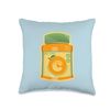 Vitamin C capsules health supplements Throw Pillow