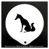 Fox Coffee Stencil Duster. Cappuccino template