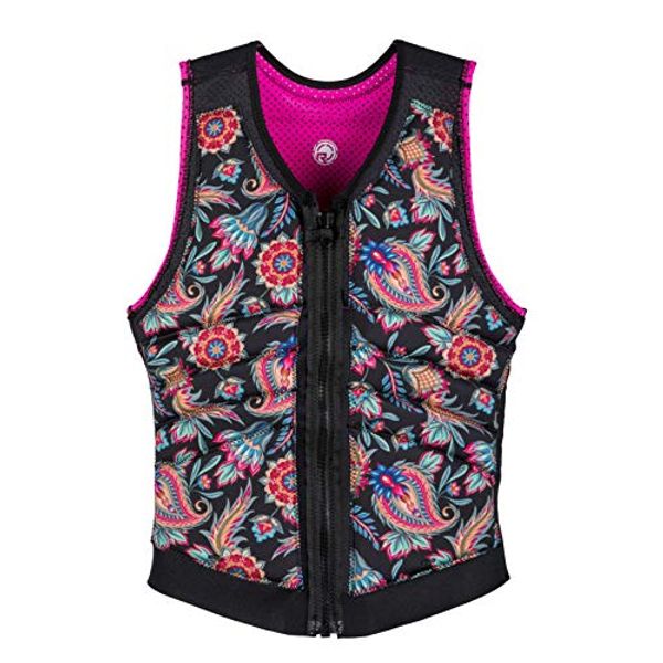 Radar Lyric - Women's Impact Jacket - Reversible - Black/Hot Pink/Floral - XS