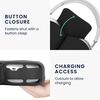 kwmobile Case Compatible with Apple Airpods Max Case - Polyester Protective Cover for Headphones - Black