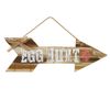 Darice Easter Decor - Egg Hunt Wood Slat Arrow Sign 19-inch