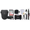 16GB Memory Card + Case + Monopod + Tripod + Lens Cleaning System + Memory Card