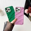 Caseative for iPhone 13 Pro Case,Water Ripple Pattern Curly Wave Shape Soft Phone Case (Silver)