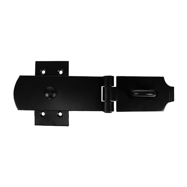 Timco - Swivel Pattern Hasp & Staple - Heavy Duty - Black (Size 8" - 1 Each)