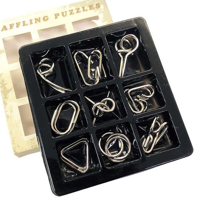 MIFO 9 Piece Set Metal Metal Metal Entry Difficulty Ring