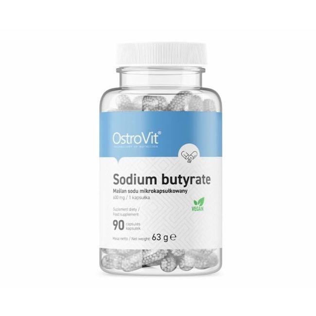 Sodium Butyrate 90 caps - Sodium - Vegan - Gut & Microbiome