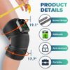 2PCS Cordless Heated Knee Massager Vibration Heating Shoulder Brace Support Wrap