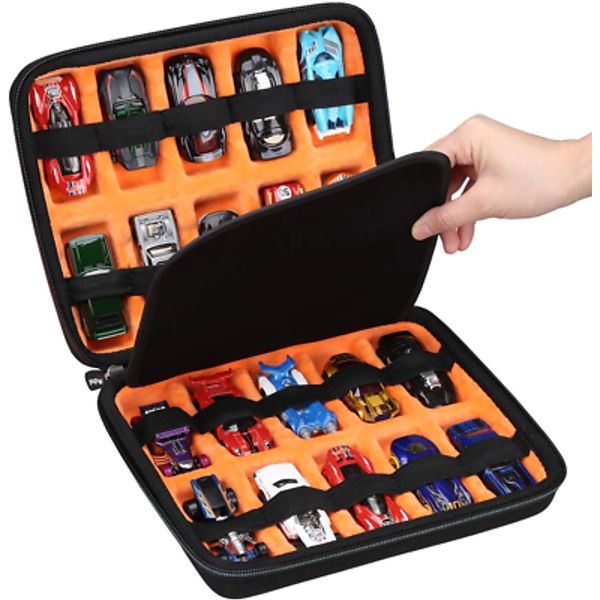 Mchoi Hot Wheels Case Storage for 20 Cars, Toy Car Organizer for Your Matchbox