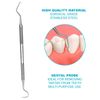 Dental Teeth Cleaning Dentist Scraper Pick Tool Calculus Plaque Floss Pets Dog