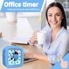 Visual Timer for Kids and Adults, 60-Minute Countdown Timer for Classroom & Kitchen, Desk Timer for Study, Time Manager Tool for Kids with Cute Cartoon
