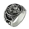 Treasure Bay Chunky Lion Design Silver Ring For Men Made from solid 925 Sterling Silver (Y)