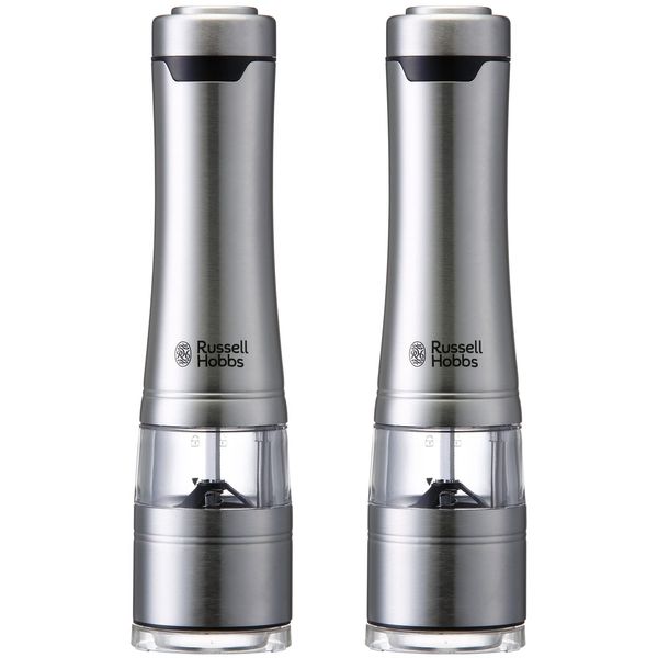 Russell Hobbs 7922JP Electric Salt & Pepper Mill, Spice Grinder, Set of 2