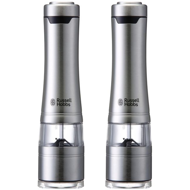 Russell Hobbs 7922JP Electric Salt & Pepper Mill, Spice Grinder, Set of 2