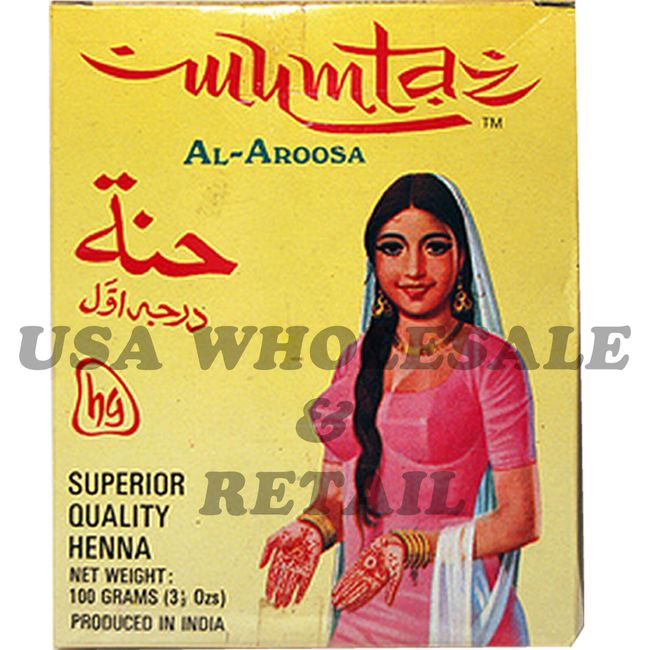 2 X 100g Mumtaz Pure Henna Mehendi  Powder Body Art Quality  FREE SHIPPING