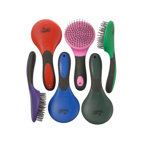 Tough 1 Great Grip Mane and Tail Brush, Neon Green