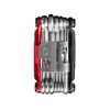 Crankbrothers Multi-19 Bicycle Multi-Tool, Black/Red