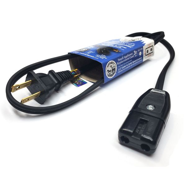 Replacement Power Cord for Presto Model KK09A Coffee Percolator 3ft 2pin