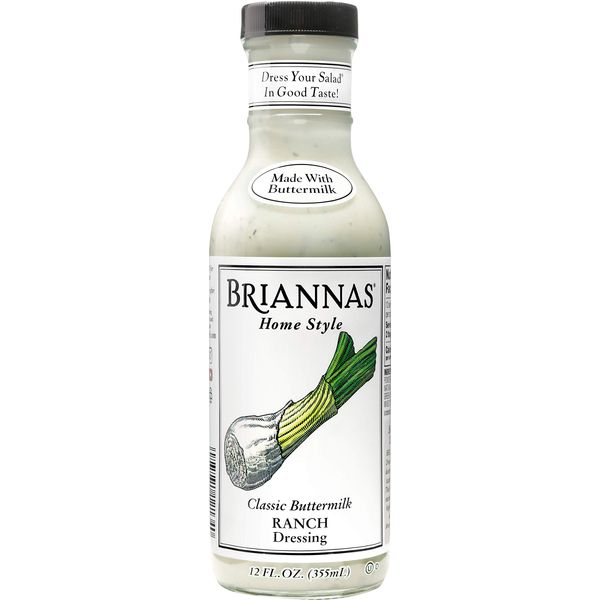 BRIANNAS Classic Buttermilk Ranch Dressing, 12 oz