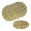 Green Bamboo Steamer liners Kitchen Mat Rack Steamer Pad Inserts, 6.5 Inch Dia, 4 Pieces