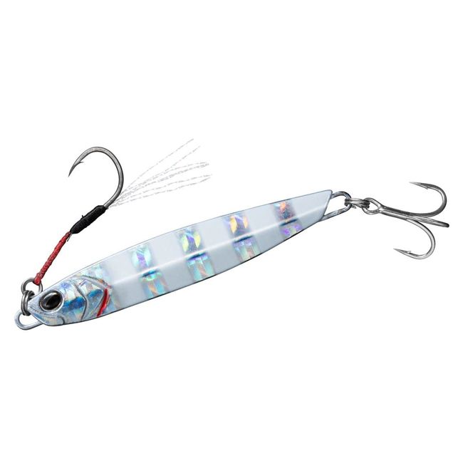 Daiwa Samurai Jig R Lure, 0.7 oz (20 g) PH Zebra Glow