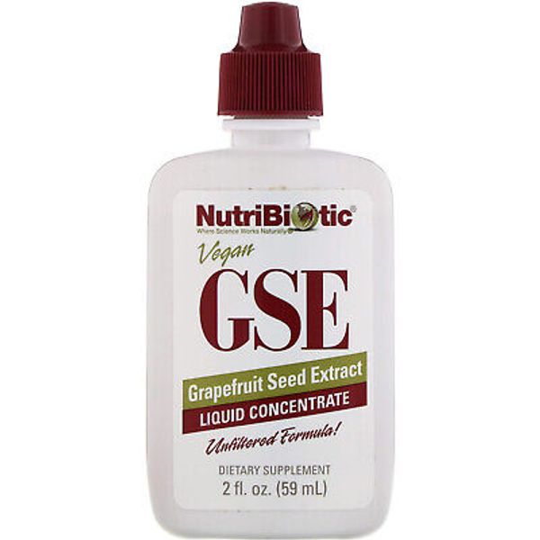 NutriBiotic, GSE, (2 Pack) Grapefruit Seed Extract, Liquid Concentrate, 2 fl oz