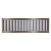 NEW - RIGID, COMMERCIAL GRADE - 6X24 FLOOR RETURN GRILLE - BROWN