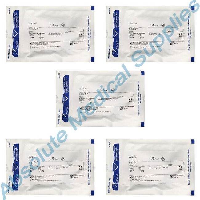 *5-Packs* DeRoyal Suture Boot X-Ray Detectable 0.062" Inner Diameter 30-702