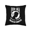 POW MIA Flag Throw Pillow