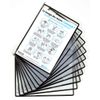 Sterifold Display System Wall-mounted Expandable with 10 Anti-microbial Pivoting Pockets A4 Ref TAA414507