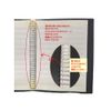 Writable Band File Binder Type, 30 Pockets, Black, A4, Staff Paper, 120 Sheets
