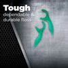 GUM-889DD Professional Clean Flossers Extra Strong Flosser Pick, Fresh Mint, 150 Count