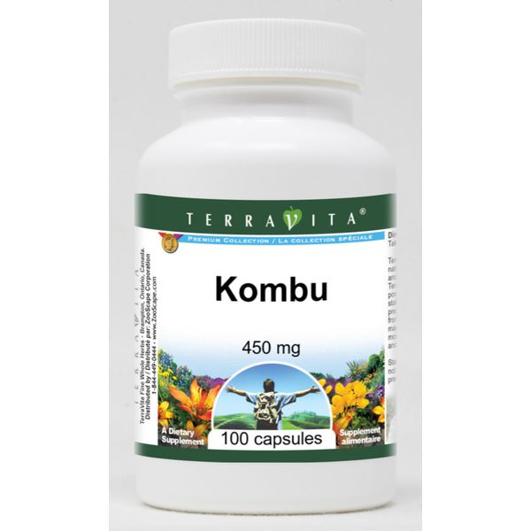 Kombu - 450 mg (100 Capsules, ZIN: 520642) - 3 Pack