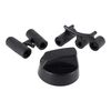 sparefixd for Logik Cooker Oven Black Control Knob Knobs x 4