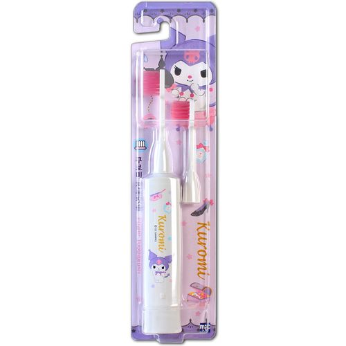 Kuromi electric toothbrush + refill 2p + battery set mirror, DBK-5